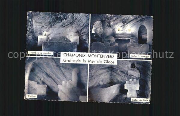 Hoehlen Caves Grottes Chamonix-Montenvers Grotte de la Mer de