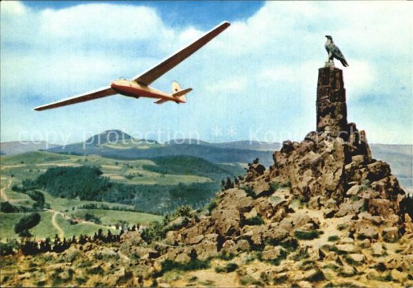 Segelflug Gliding Vol-Voile Vuolo-a-Vela Wasserkuppe Rhön Fliegerdenkmal