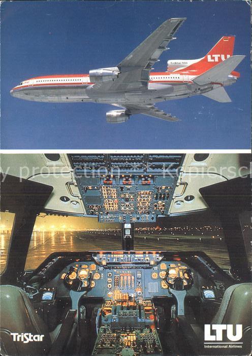 Flugzeuge Zivil LTU TriStar L-1011-500 Cockpit
