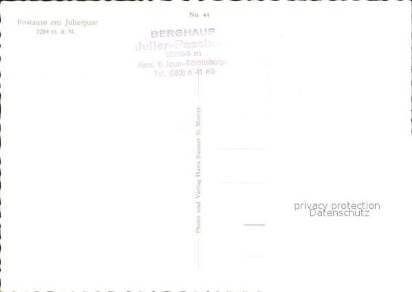 Postbus Postauto Julierpass – Bild 2