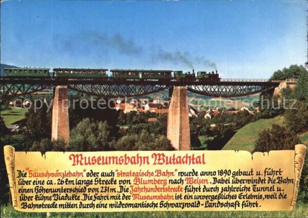 Eisenbahn Museumsbahn Wutachtal