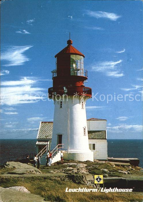 Leuchtturm Lighthouse Lindesnes Norwegen