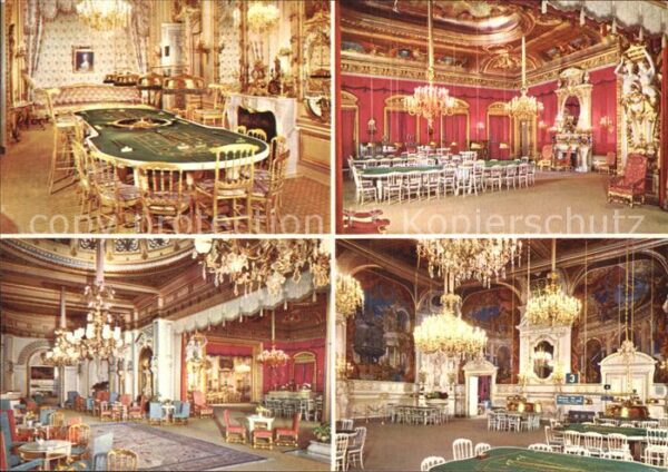 Casino Spielbank Baden-Baden Saal Pompadour Roter Saal G