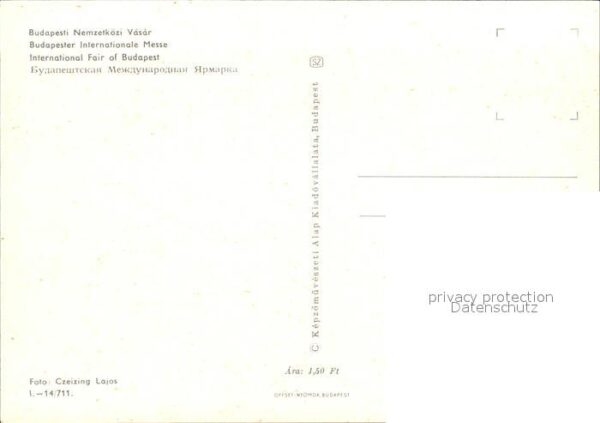 Ausstellung Budapest Internationale Messe Nemzetköz – Bild 2