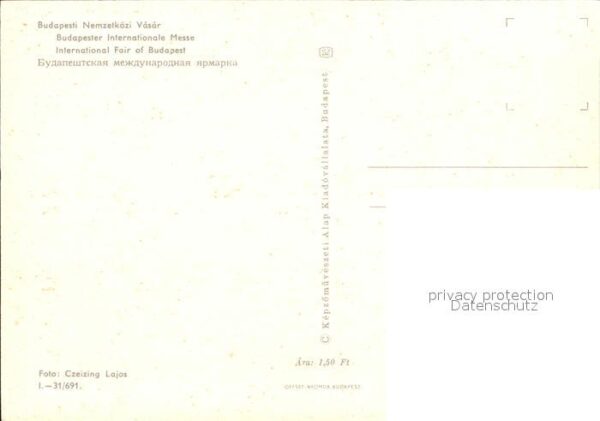Ausstellung Budapest Internationale Messe Nemzetköz – Bild 2