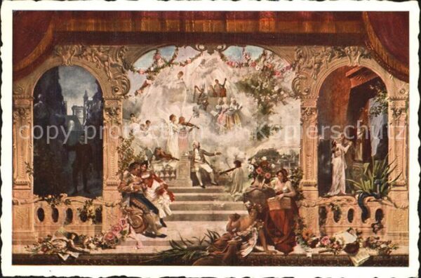 Theater Stadttheater Mozartvorhang Salzburg