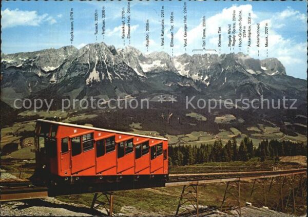 Zahnradbahn Hartkaiser-Bahn Ellmau Wilder Kaiser