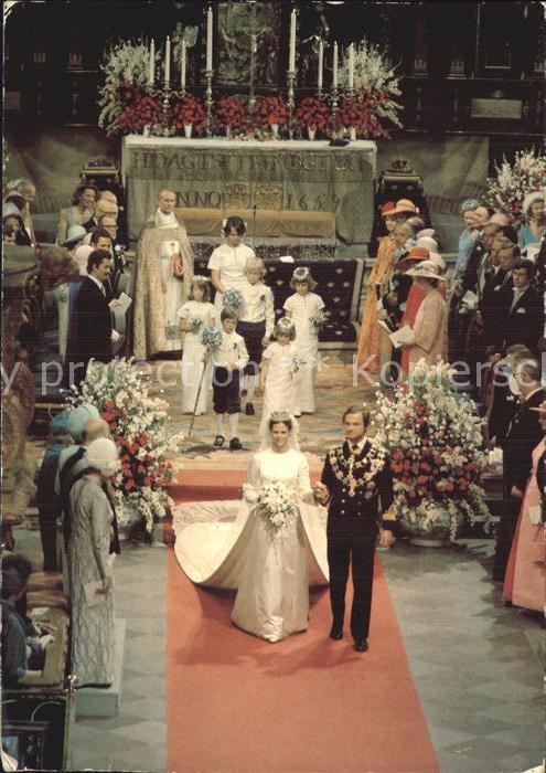 Adel Schweden Hochzeit Storkyrkan Stockholm König Car
