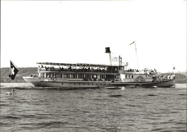 Dampfer Seitenrad Satdt Zürich