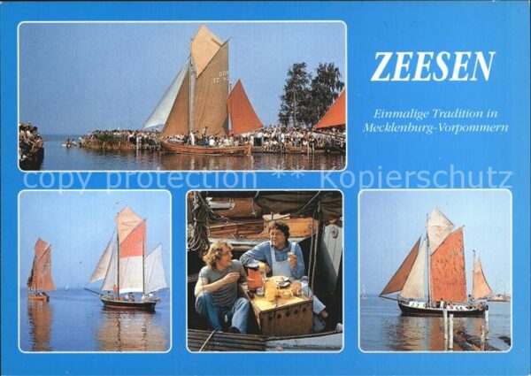 Segelboote Zeesen-Boote Ostseefischer Mecklenburg-