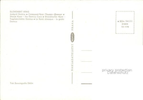 Hoehlen Caves Grottes Slovensky Kras Jeskyne Domica Tropfstei – Bild 2