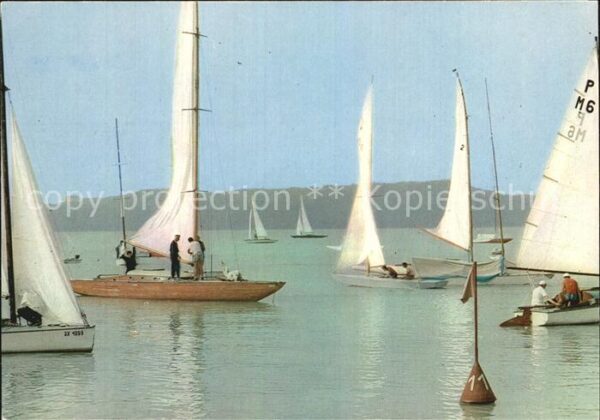 Segelboote Balatonrol Plattensee