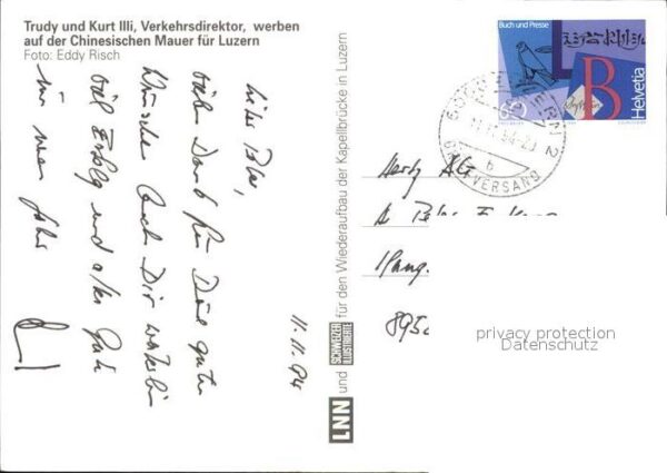Persoenlichkeiten Trudy und Kurt Illi Verkehrsdirektor Ch – Bild 2