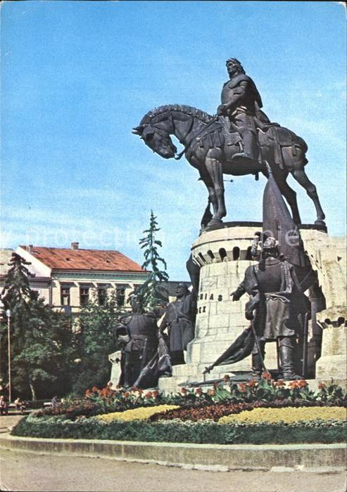 Denkmal Cluj Statuia Lui Matei Corvin