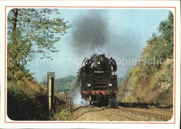 Lokomotive Lok 01 0521 Saalfeld Unterwellenborn