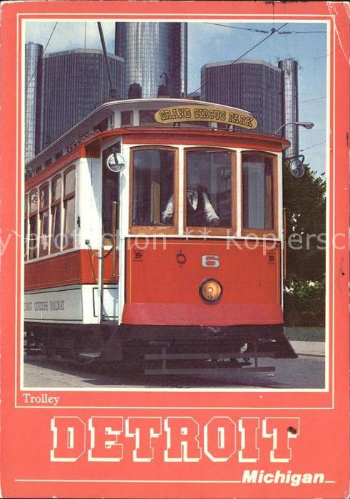 Strassenbahn Trolley Detroit Michigan