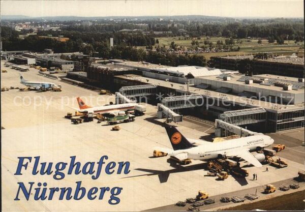 Flughafen Airport Aeroporto Nürnberg Lufthansa