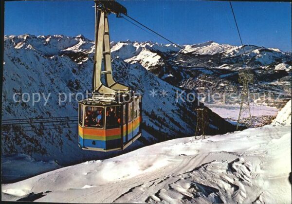 Seilbahn Nebelhorn Oberstdorf Allgäuer Alpen