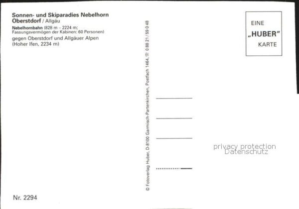 Seilbahn Nebelhorn Oberstdorf Allgäuer Alpen – Bild 2