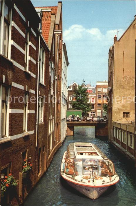 Amsterdam Niederlande Beulingsloot mit Häusern im Wasser Ausf