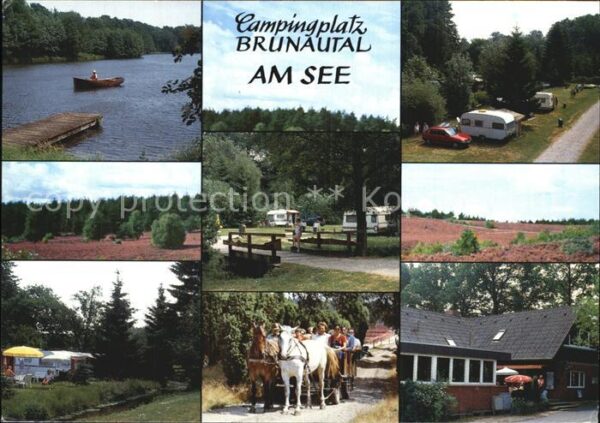 Behringen Bispingen Campingplatz Brunautal am See Pferdewag