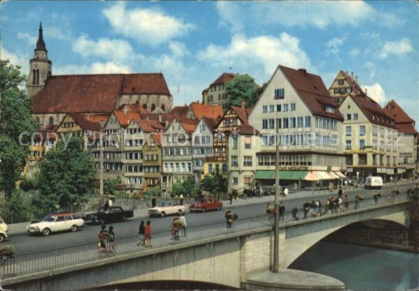 Tuebingen Neckarpartie Kirche