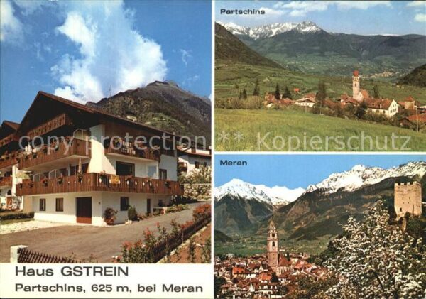 Partschins Parcines Frühstückspension Haus Gstrein