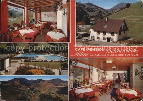 Aitern Cafe Pension Belchenblick Gaststube Sch