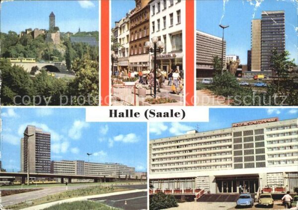 Halle Saale Burg Giebichenstein Klement Gottwald St
