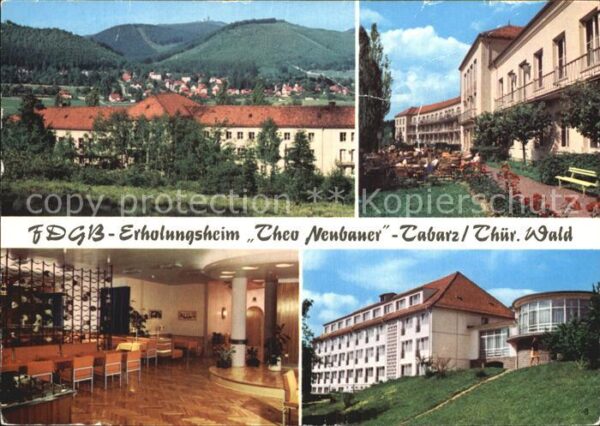 Tabarz FDGB Erholungsheim Theo Neubauer Tanzba