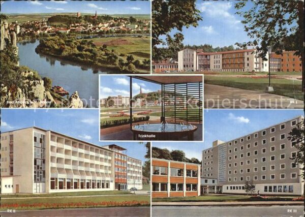 Bad Abbach Panorama Trinkhalle RK I bis RK III