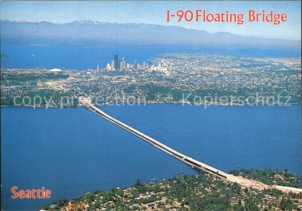 Seattle Lake Washington Floating Bridge