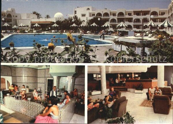 Port El-Kantaoui Hotel Abou Soufiane Pool Foyer Rezeptio
