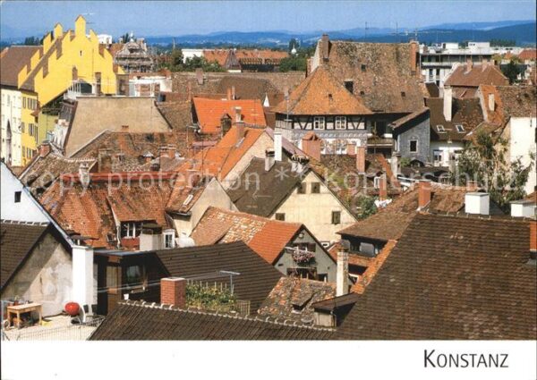 Konstanz Bodensee Blick über die Altstadt