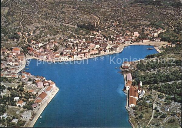 Milna Split Dalmatien Fliegeraufnahme