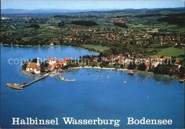 Wasserburg Bodensee Fliegeraufnahme
