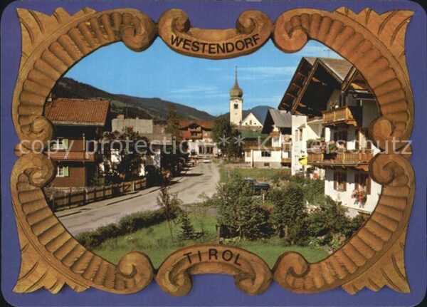 Westendorf Tirol Dorfpartie Kirche