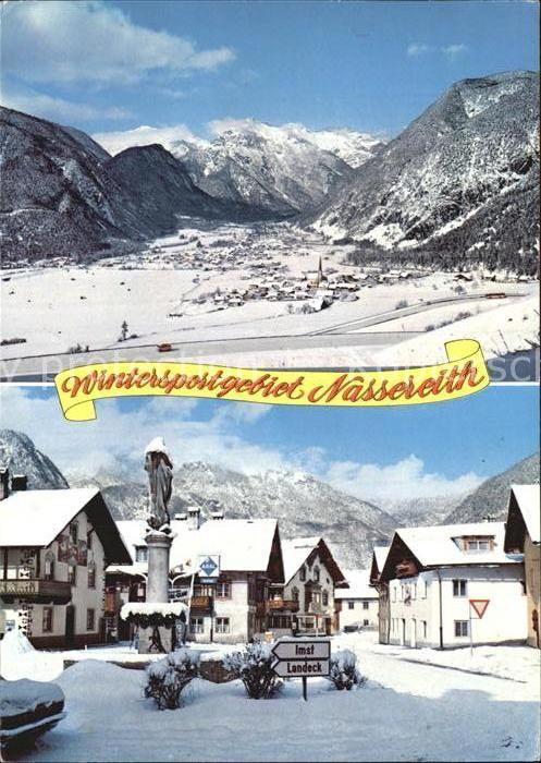 Nassereith mit Loreagruppe Dorfmotiv