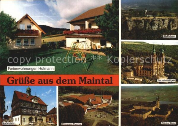 Lichtenfels Bayern Ferienwohnungen Hofmann Staffelberg Vie
