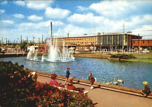Dortmund Hauptbahnhof Wasserspiele