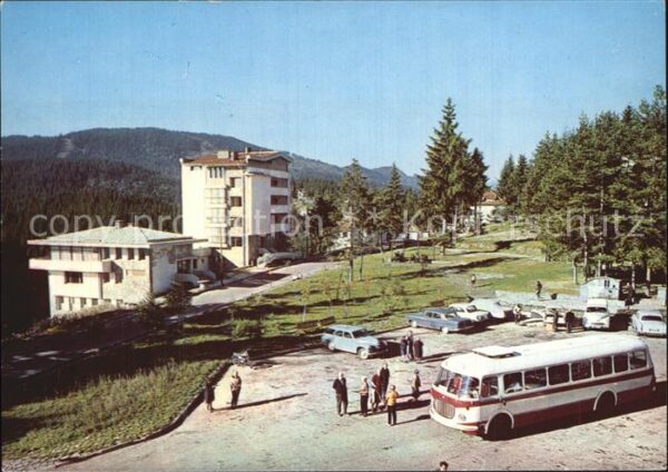 Pamporovo Pamporowo Teilansicht Reisebus