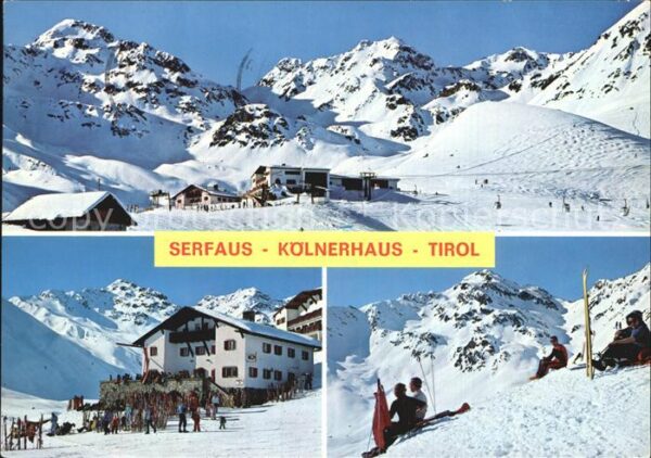Serfaus Tirol Kölnerhaus Panorama Skipiste