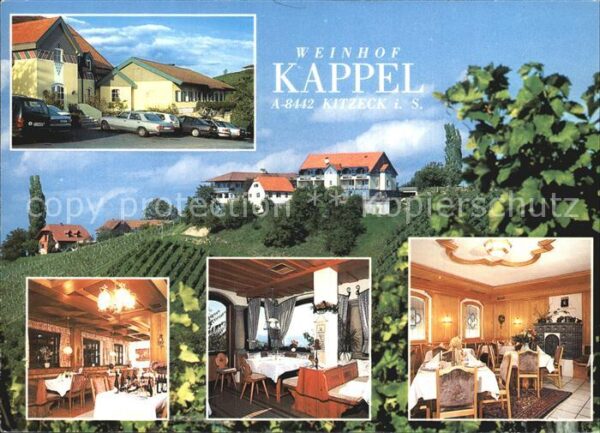 Kitzeck Sausal Weinhof Kappel Gasträume