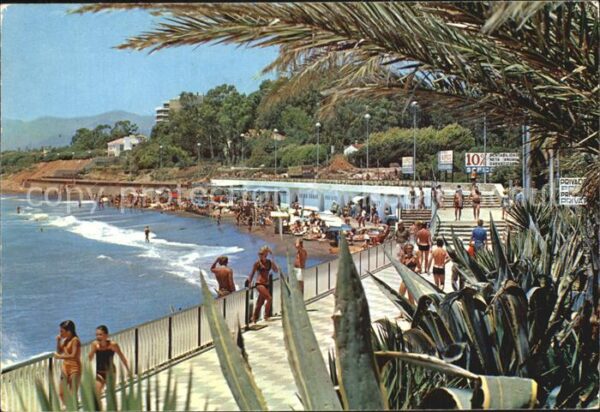 Marbella Andalucia Vista parcial Paseo Maritimo