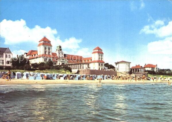 Binz Ruegen Strand Kurhaus
