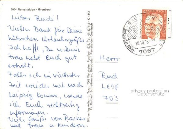 Grunbach Remshalden Fliegeraufnahme – Bild 2