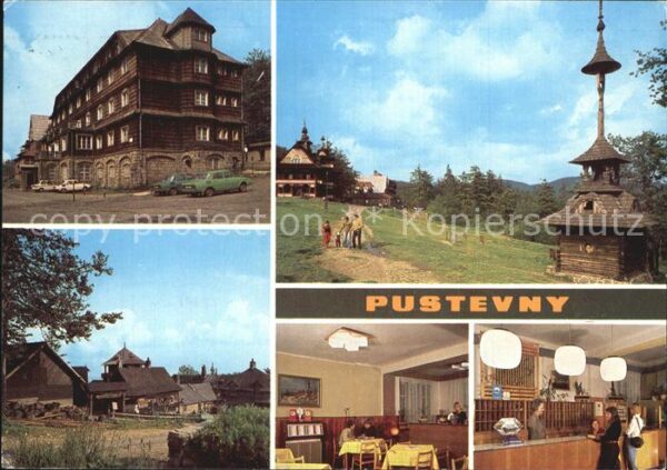 Pustevny Pustewny Hotel Tanecnica Pohled na Pustewny Fojt
