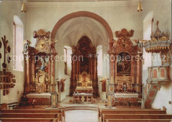 Lohr Main Wallfahrtskirche Maria Buchen Inneres