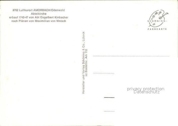 Amorbach Miltenberg Abteikirche Inneres – Bild 2