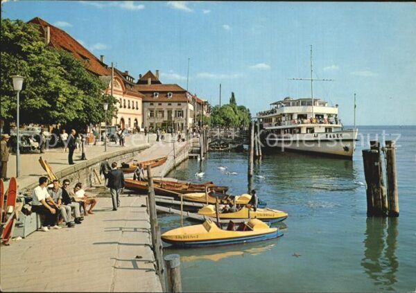 Ueberlingen Bodensee Hafen Anlegestelle Fähre